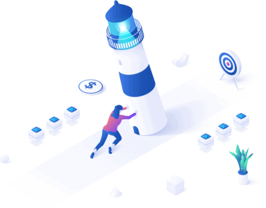 Business-vision-and-mission-in-isometric-design-strategy-and-corporate-goal-concept-with-lighthouse